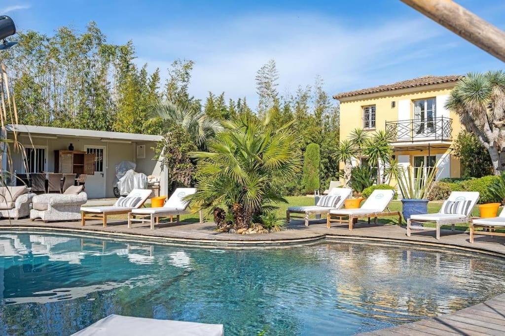 גאסה Grande Villa St-Tropez Area Avec Piscine Chauffee מראה חיצוני תמונה